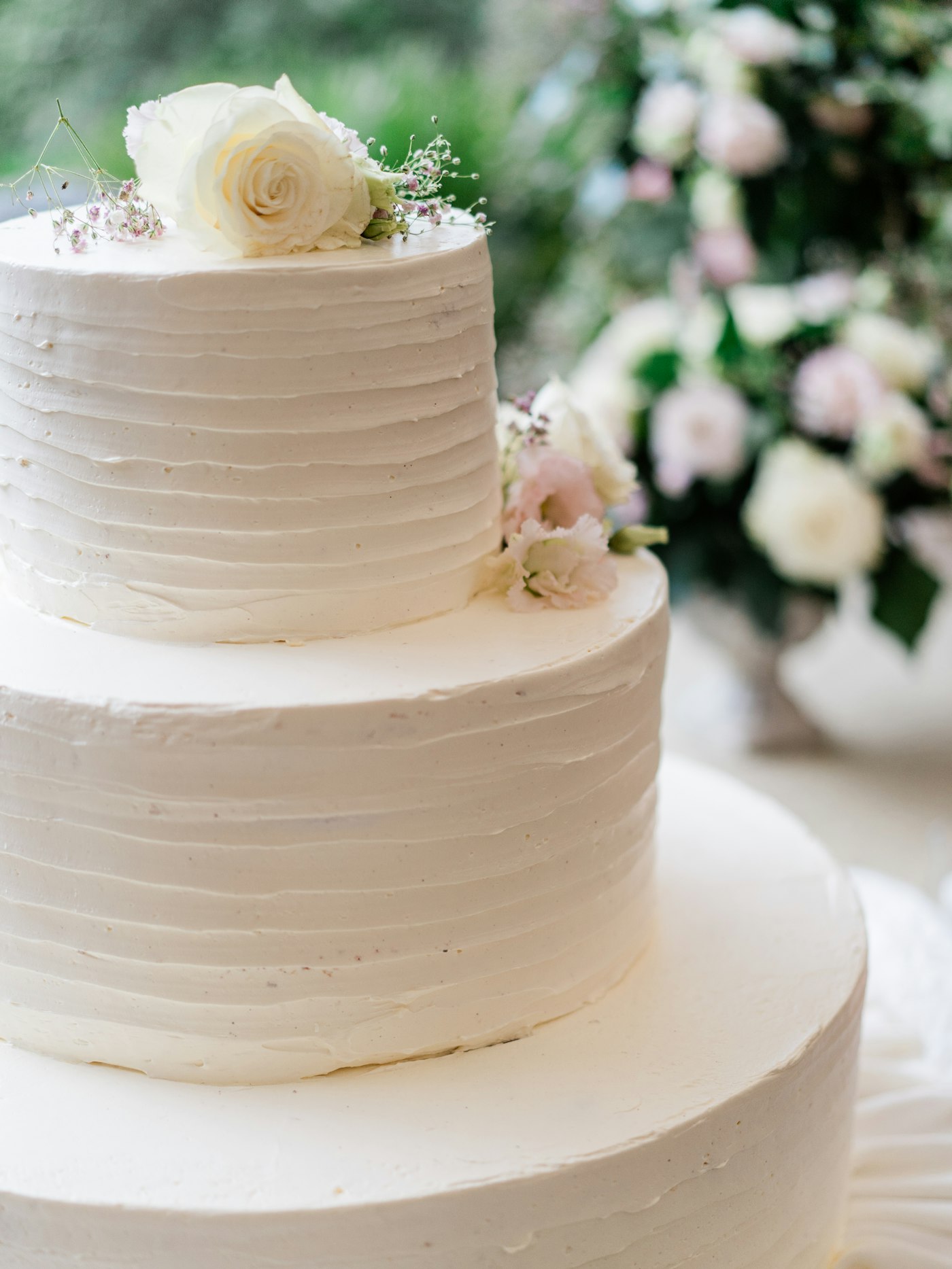 Buttercream detail on a celebration cake